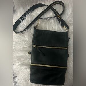 J.crew⭐️Gold Zipper crossbody bag!